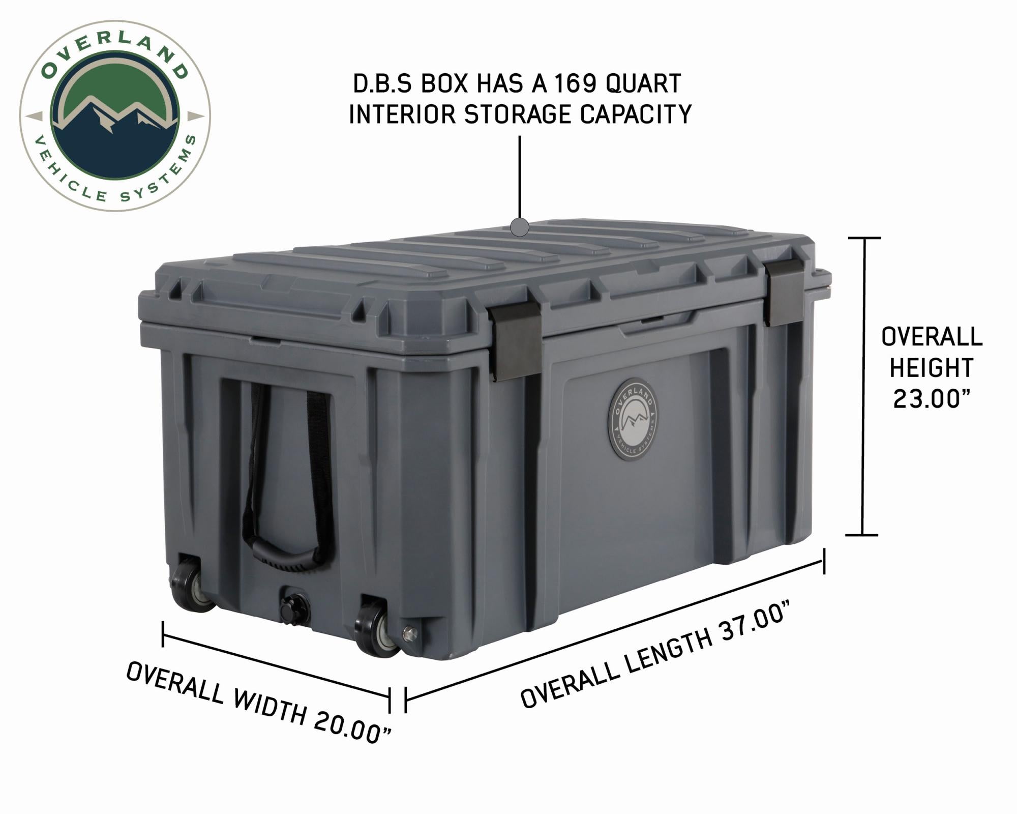 OVS | Cargo Box | Stay Dry With Overland Vehicle Systems 169 Quart Dry Box Overland Vehicle Systems | 40100031