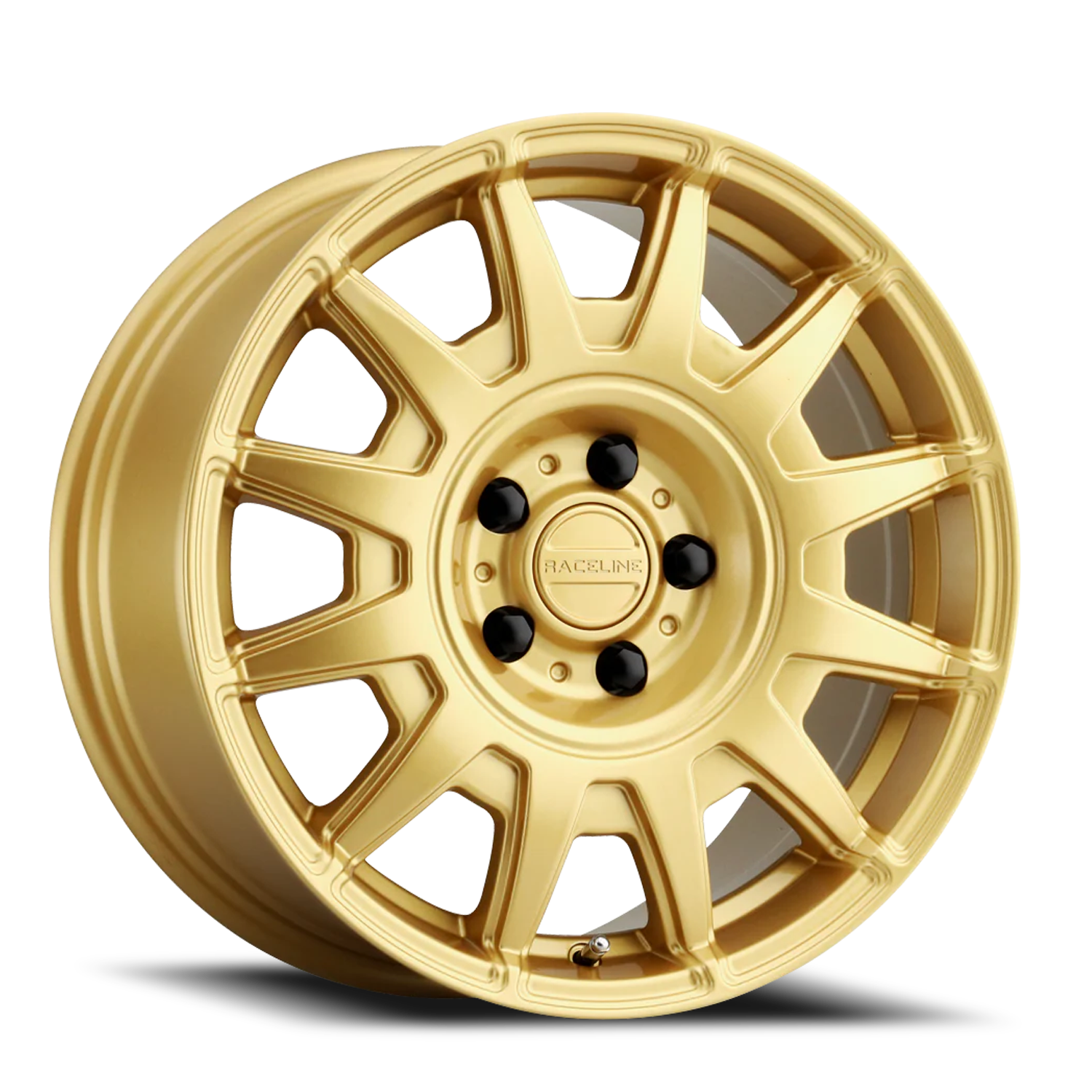 RACELINE | Aluminum Wheels | Aluminum Wheels 15x7 Aero 401GD Gold Multi Spoke 15 Offset 5 on 100 Bolt Pattern 72.62 Bore Raceline | 401GD-57016+15