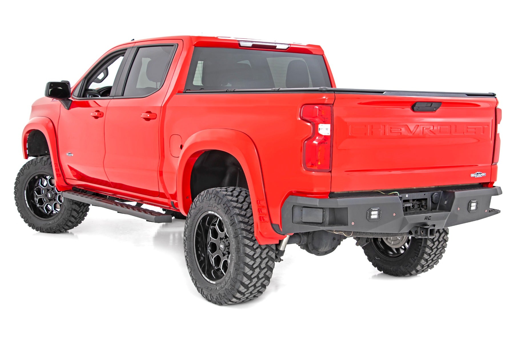 Rough Country | Running Boards | BA2 Running Board Side Step Bars 19-22 Chevy/GMC 1500/2500HD Rough Country | 41002