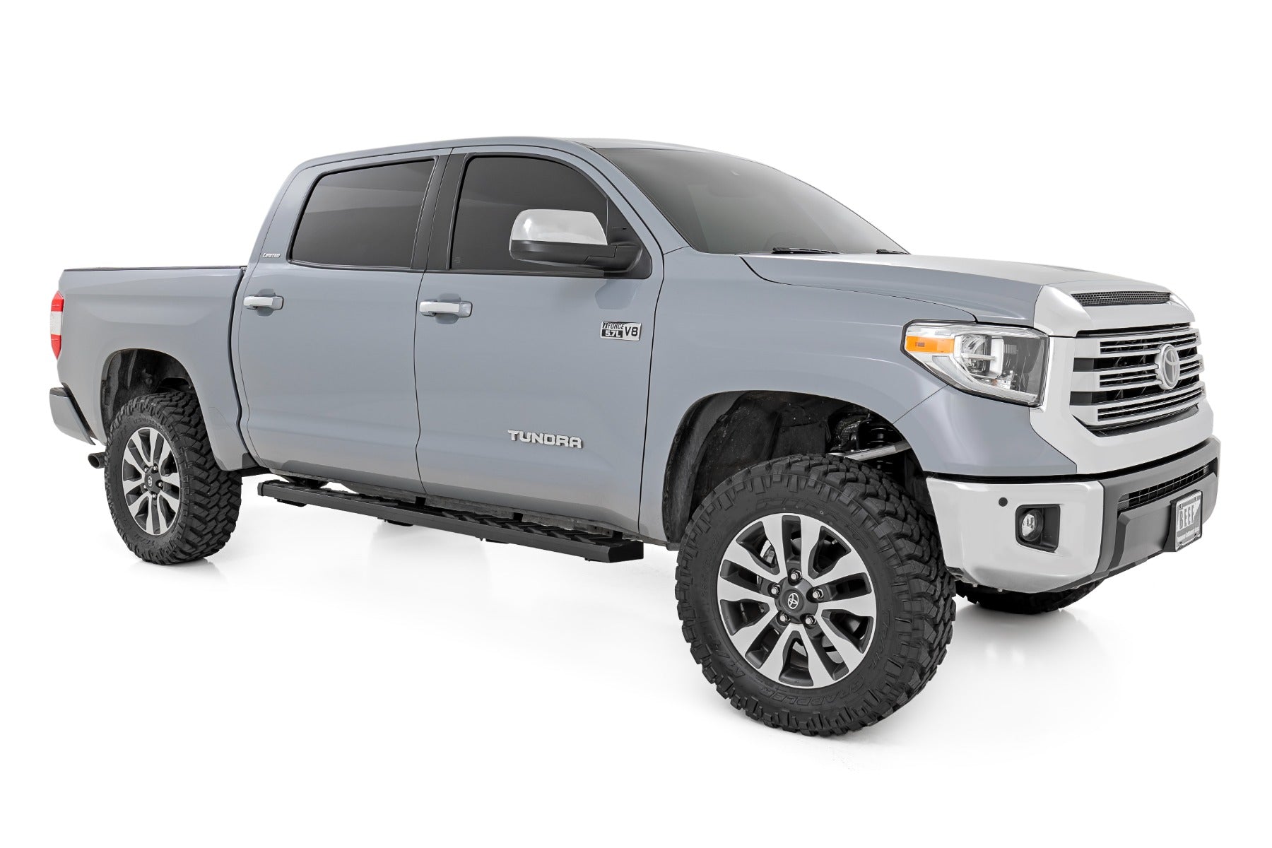 Rough Country | Running Boards | BA2 Running Boards Side Step Bars Crew Cab Toyota Tundra (07-21) Rough Country | 41005