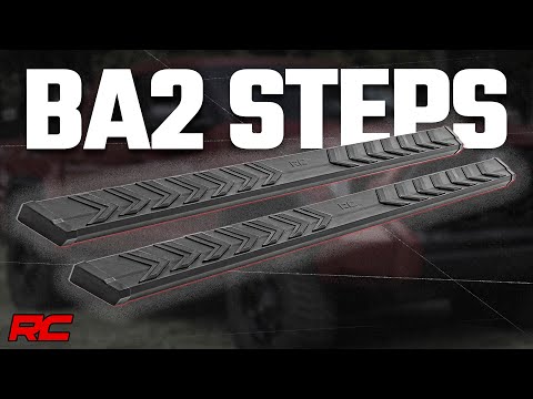 Rough Country | Running Boards | BA2 Running Boards Side Step Bars Double Cab Toyota Tacoma (05-23) Rough Country | 41009