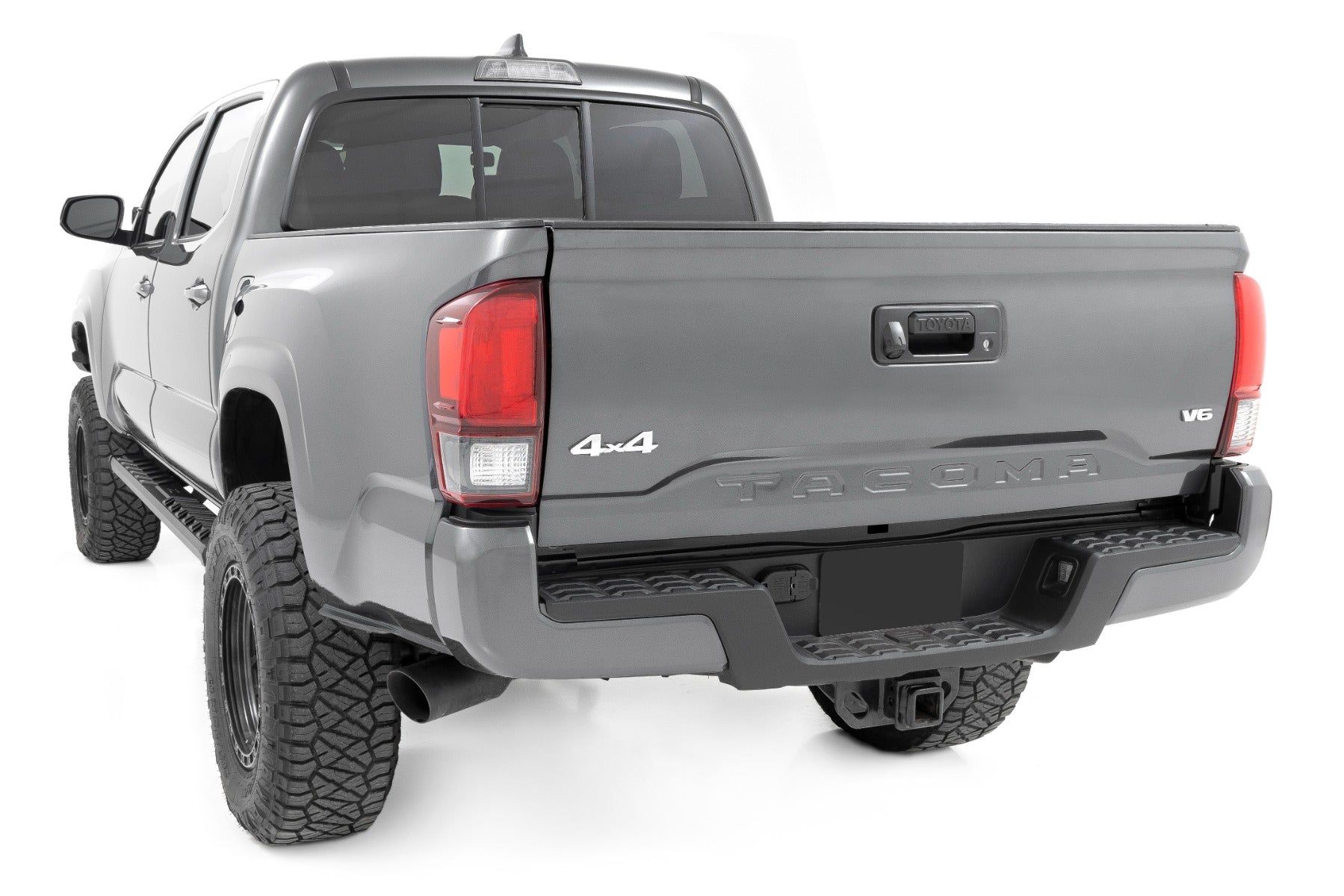 Rough Country | Running Boards | BA2 Running Boards Side Step Bars Double Cab Toyota Tacoma (05-23) Rough Country | 41009