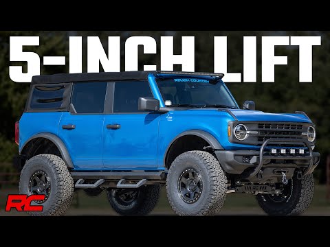 Rough Country | Lift Kits | 5 Inch Lift Kit 21-Up Ford Bronco 4WD Rough Country | 41100
