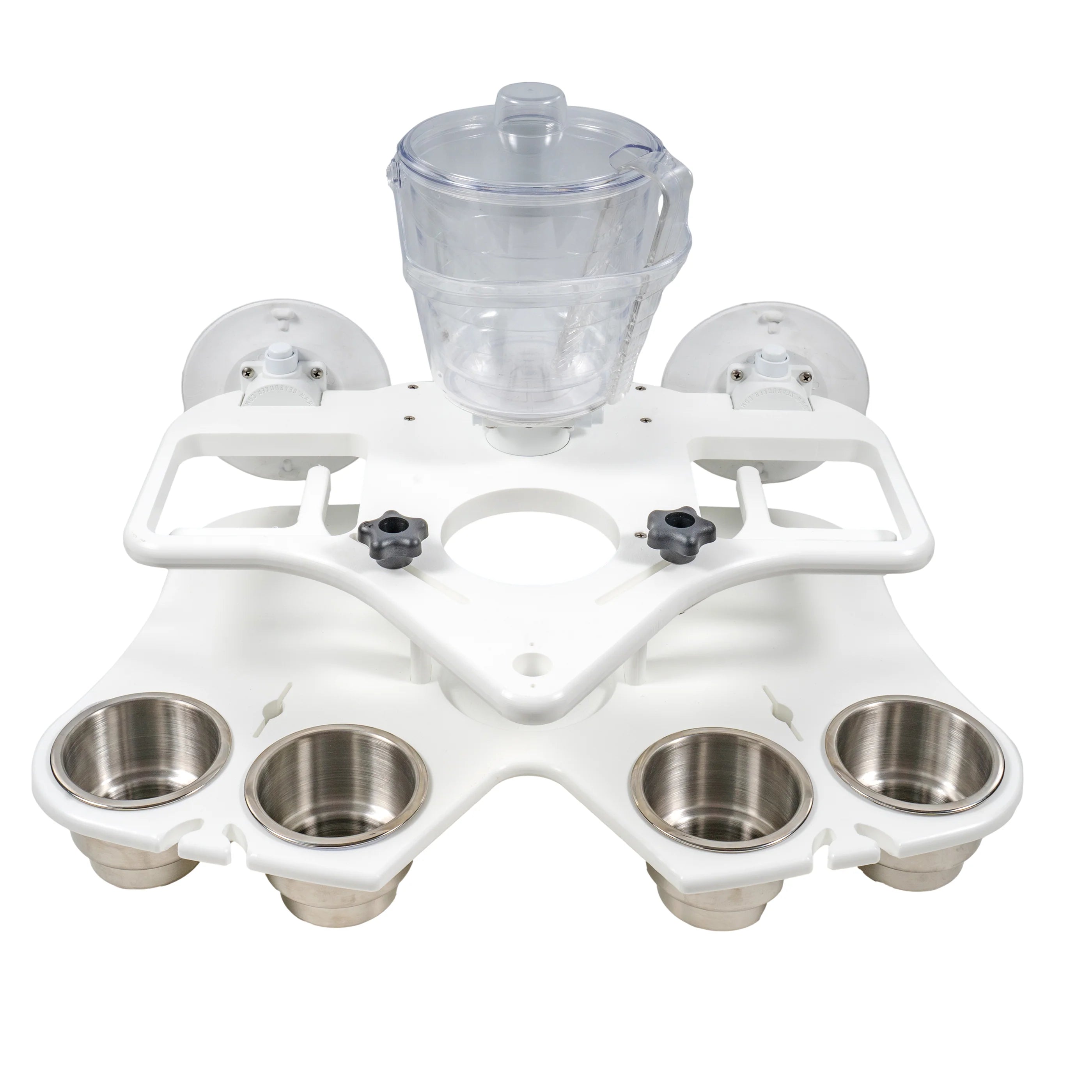 SeaSucker | Cup Holders | Double Decker Party Barge : Portable Bar
(White or Black) | MC5348