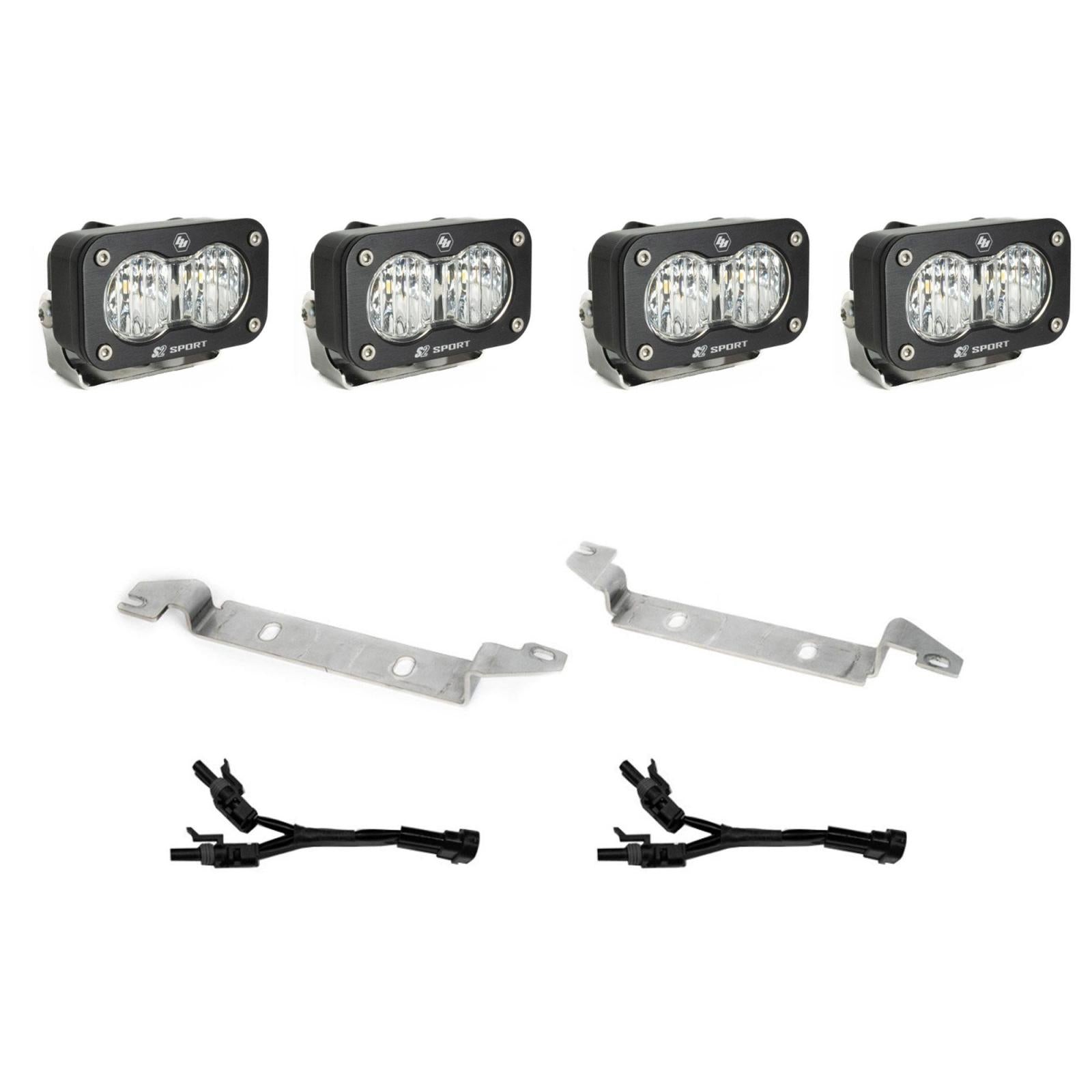 Baja Designs | Fog Lights | S2 Sport OEM Fog Light Replacement Kit 2025-On Toyota 4Runner Non-TRD Pro Clear Baja Designs | 44-8280