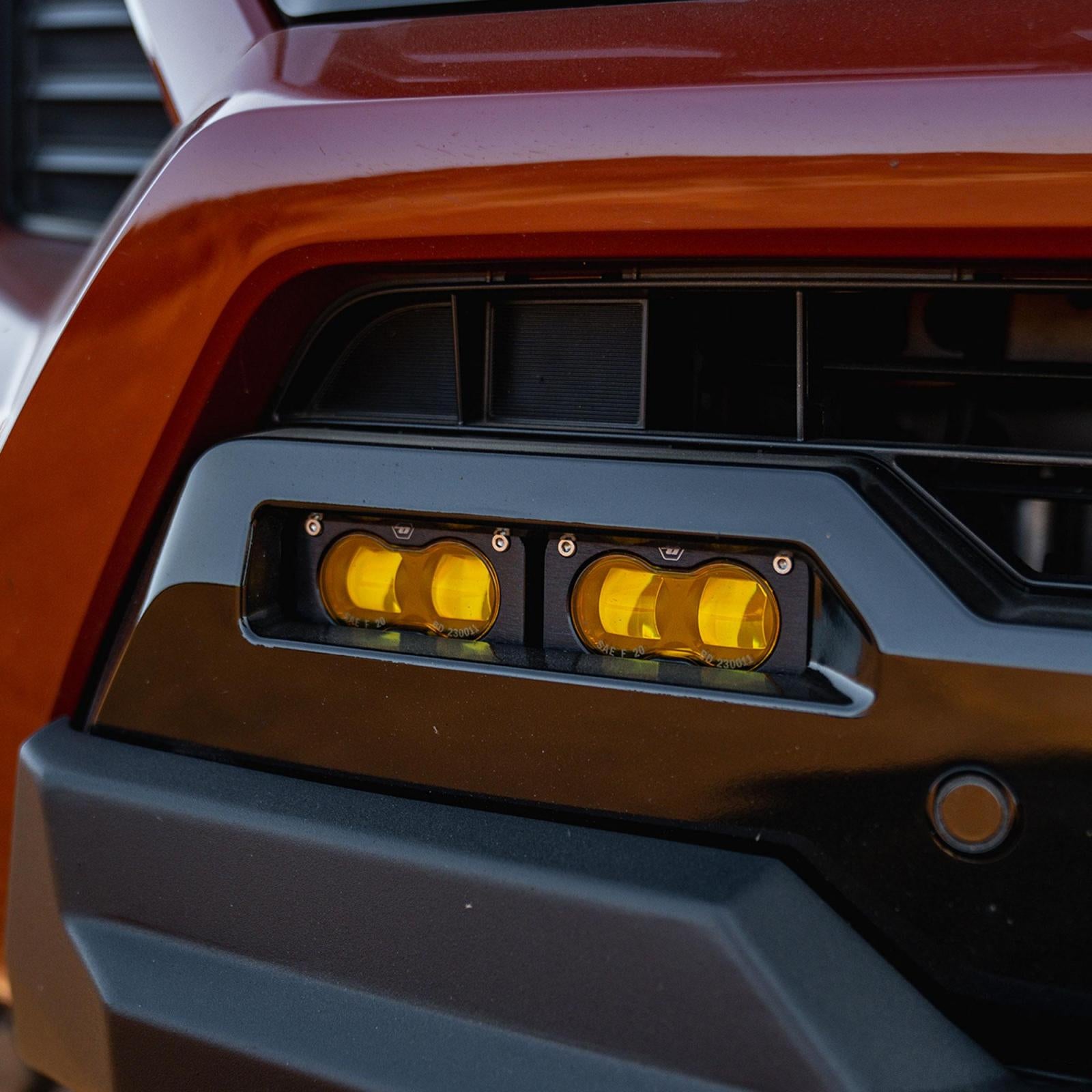 Baja Designs | Fog Lights | S2 SAE OEM Fog Light Replacement Kit 2024-On Toyota Tacoma TRD Pro/Trailhunter Amber Baja Designs | 44-8291