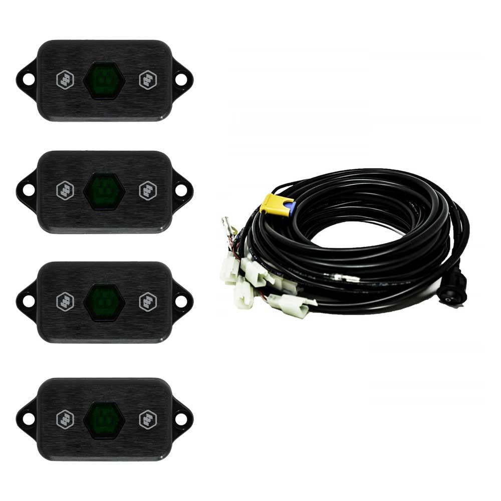 Baja Designs | LED Light Kit | Rock Light Kit Universal Green Baja Designs | 447057