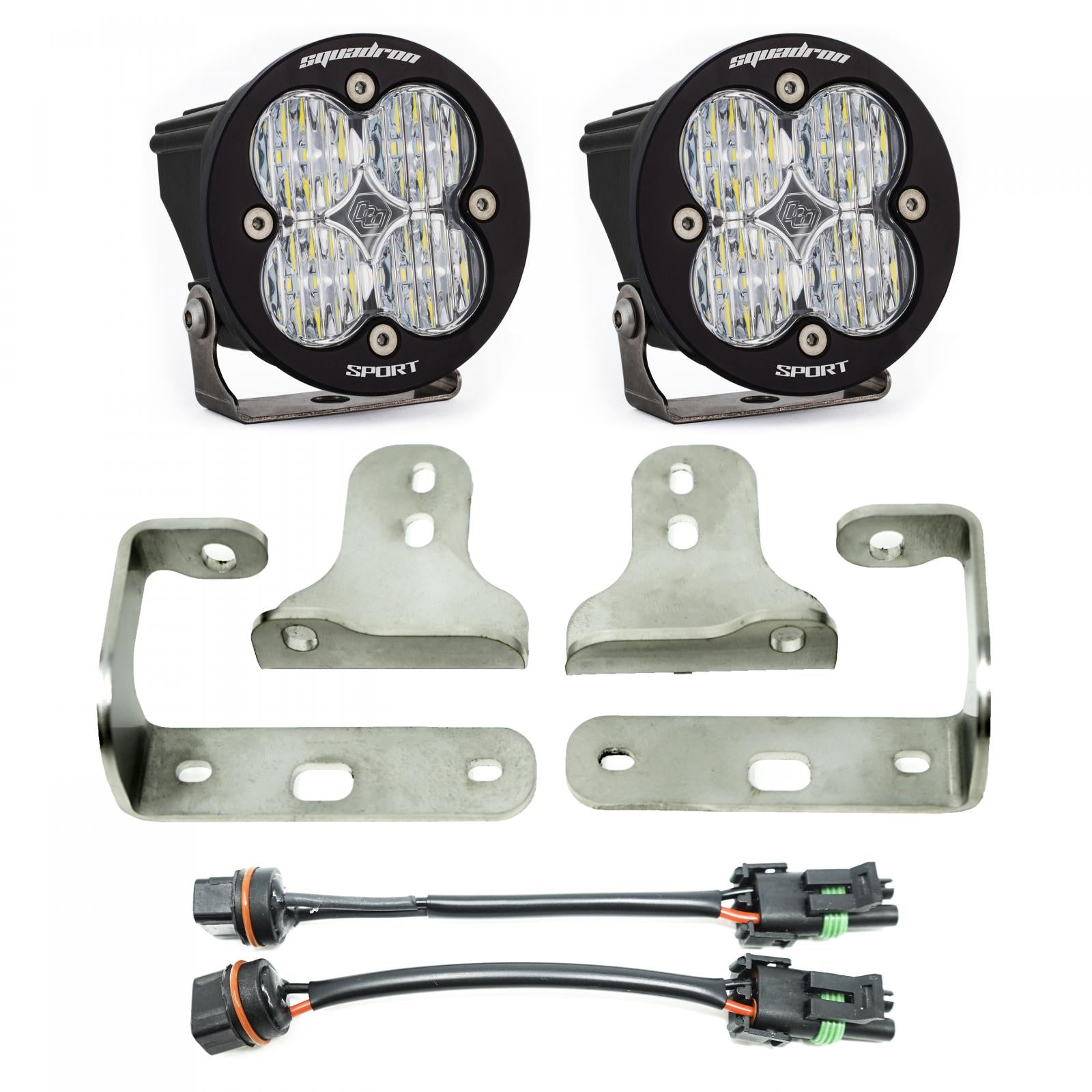 Baja Designs | LED Light Kit | Jeep JL Fog Pocket Kit 2018 Wrangler JL Squadron Sport Series Baja Designs | 447066