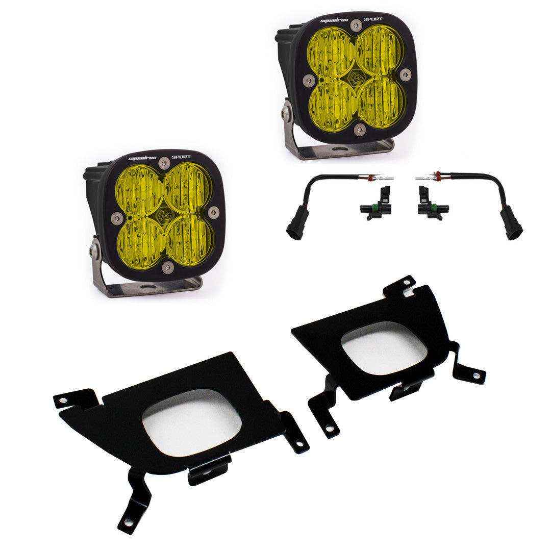 Baja Designs | Fog Lights | Silverado 1500 2019 Fog Pocket Mount Kit Pro Baja Amber FPK Sport WC Baja Designs | 447518
