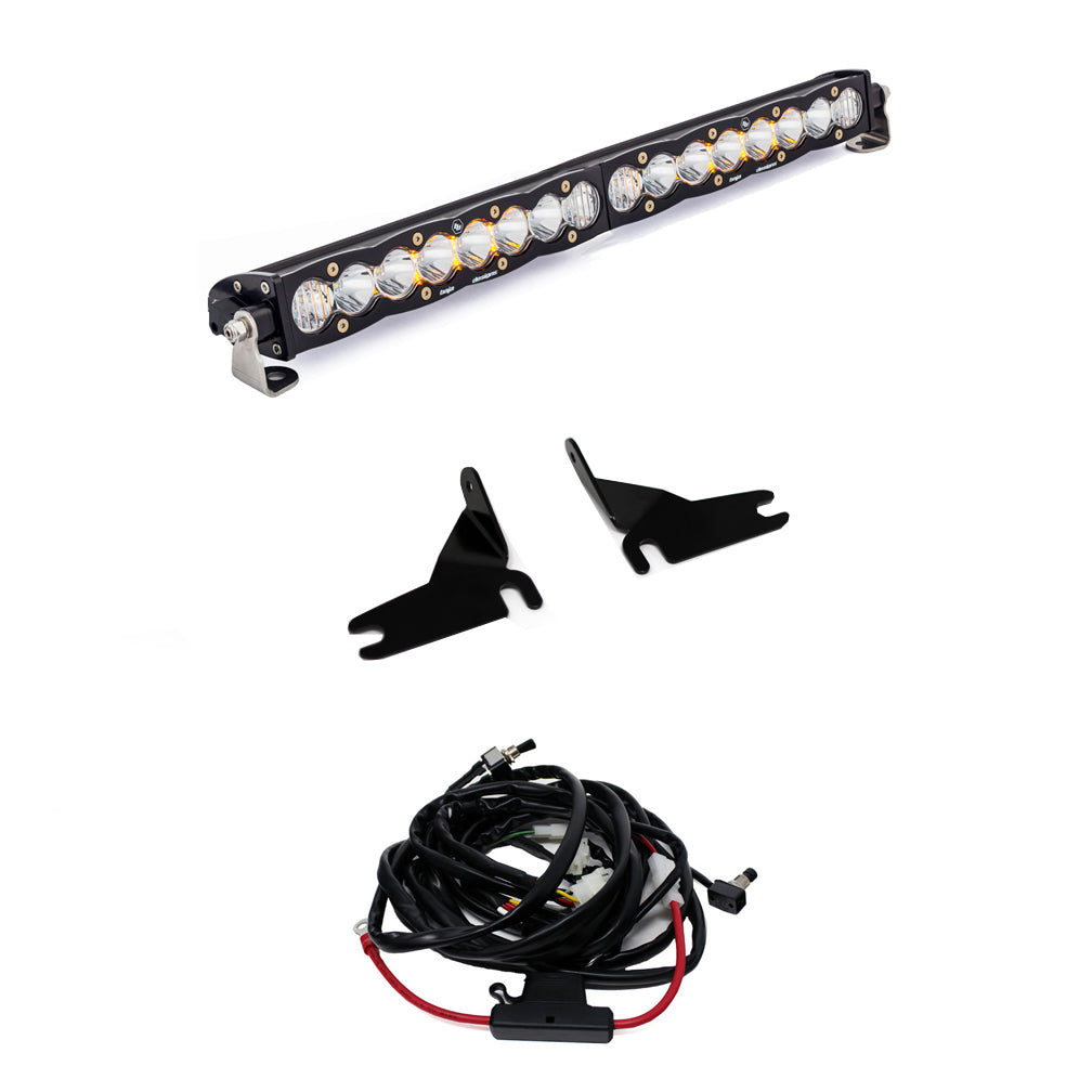 Baja Designs | LED Light Bars | Silverado 1500 Grille Mount Kit 2019-Chevy Silverado 1500 S8 w/ 20 Inch S8 Baja Designs | 447519
