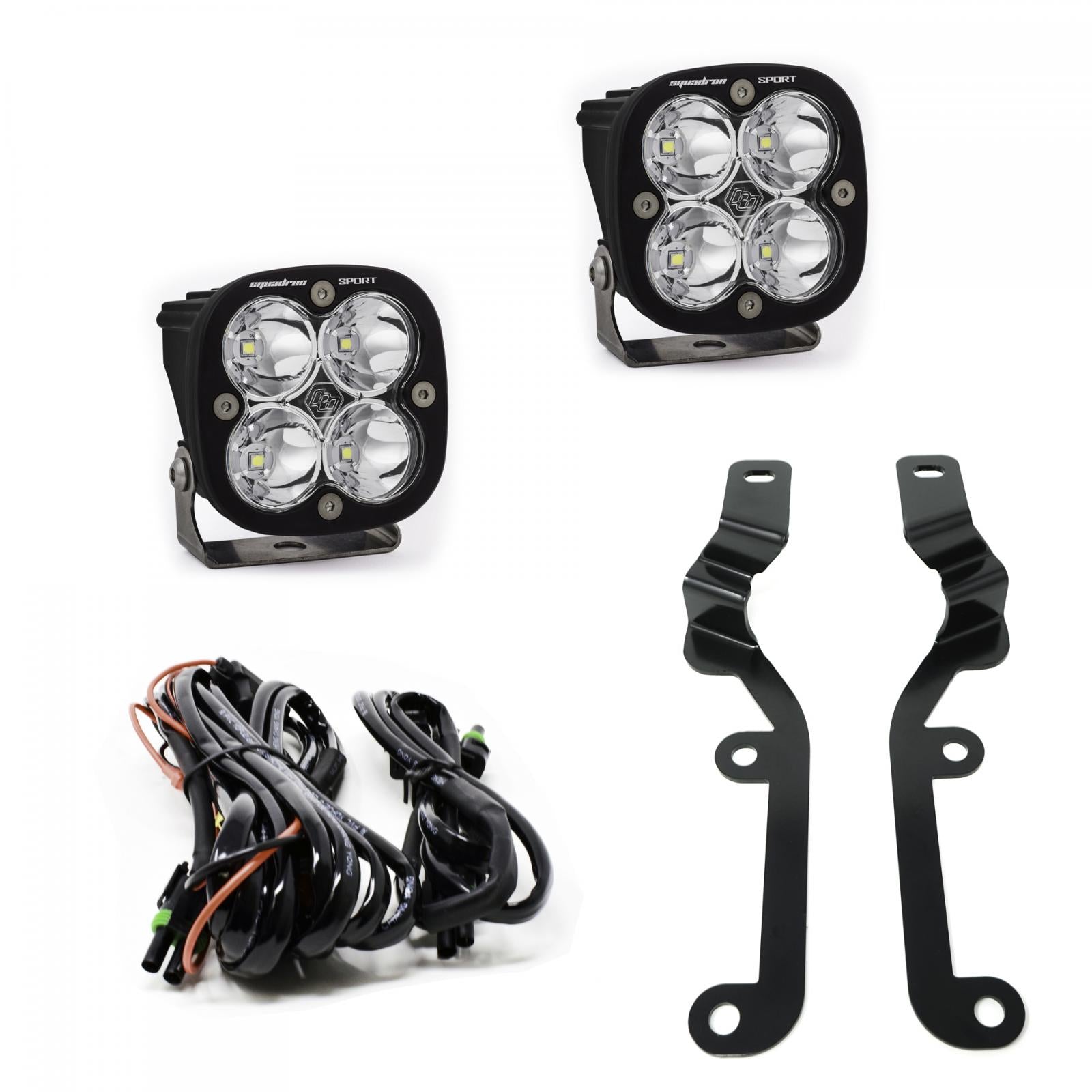Baja Designs | A Pillar Light Mount | Silverado 1500 A-Pillar Kit Squadron Sport 2019 Silverado 1500 Baja Designs | 447524
