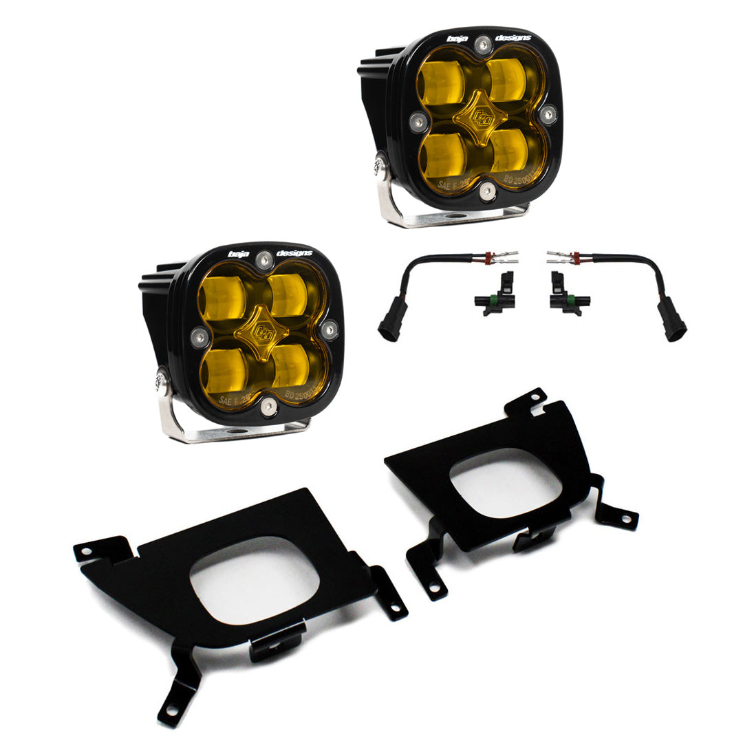 Baja Designs | Fog Lights | Silverado Fog Pocket for 19-Up Silverado 1500/2500/2500 HD FPK SAE Amber Baja Designs  | 447529