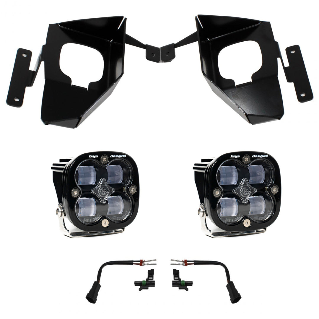 Baja Designs | Fog Lights | Silverado 1500 Fog Pocket Kit 16-18 Squadron SAE Clear Baja Designs | 447534