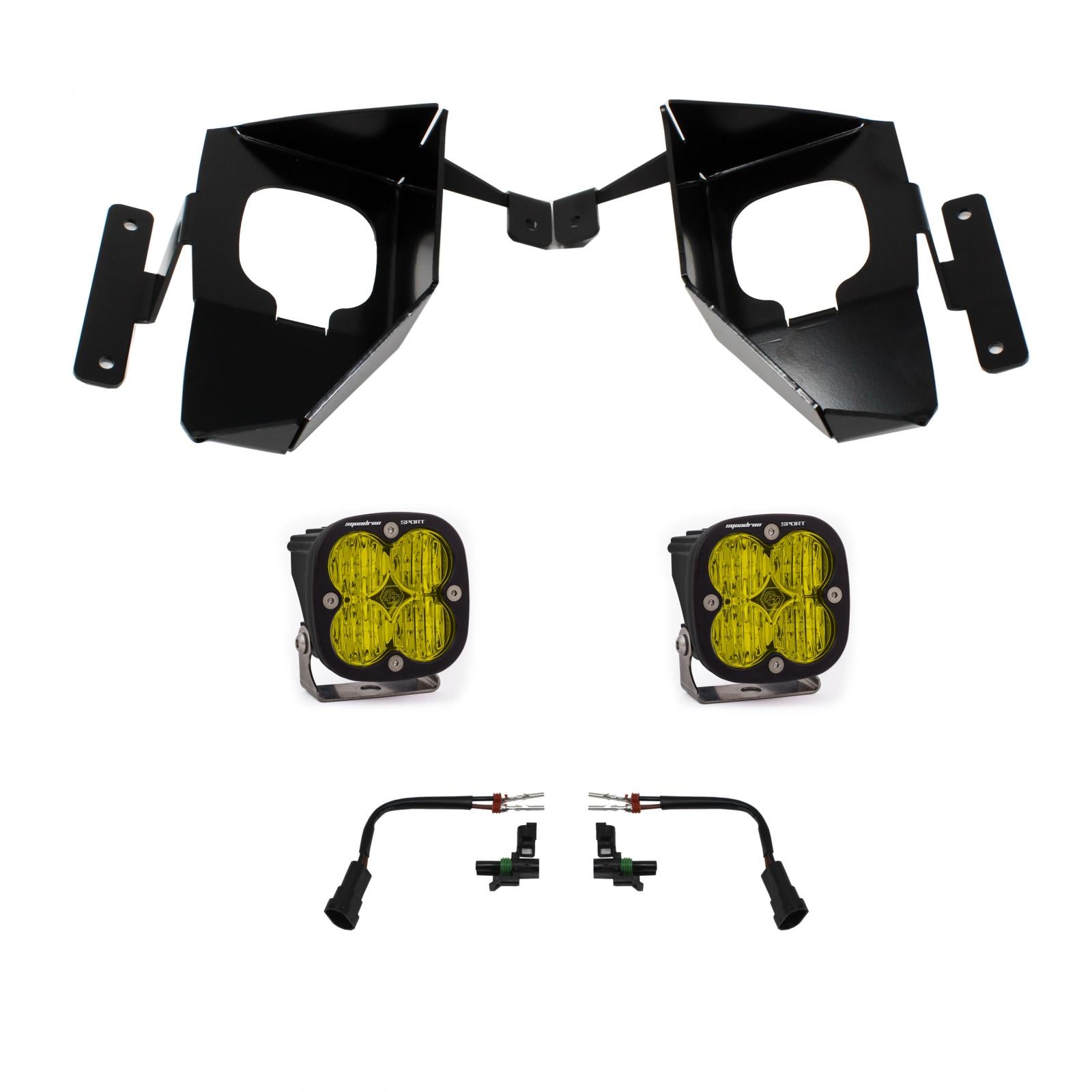 Baja Designs | Fog Lights | Silverado 16-18 FPK Squadron Sport W/C Amber Baja Designs | 447537