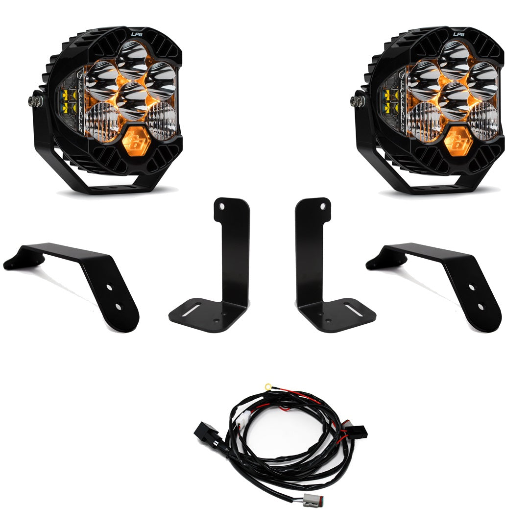 Baja Designs | LED Light Kit | Jeep JL/JT Dual LP6 Auxiliary Light Kit Baja Designs | 447659