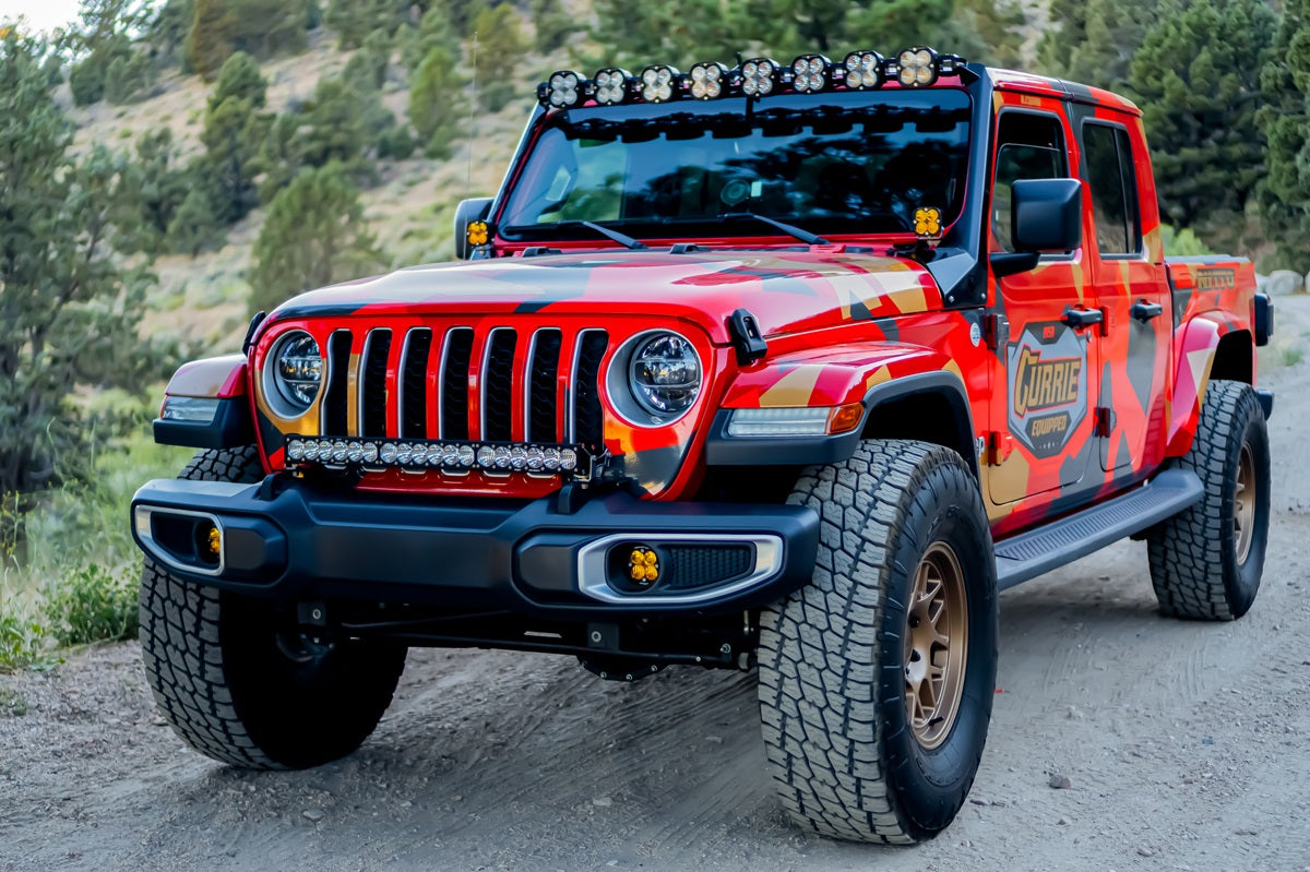 Baja Designs | LED Light Kit | Jeep JL/JT Roof Bar LED Light Kit 8 XL Linkable w/Upfitter Baja Designs | 447664UP
