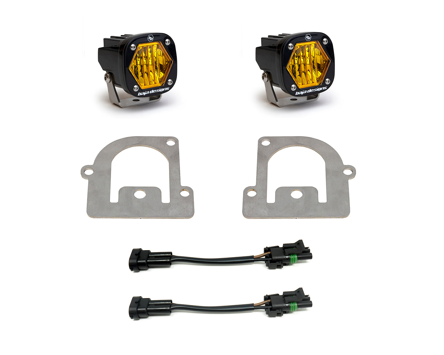 Baja Designs | Fog Lights | Ford Bronco Sport S1 Fog Light Kit Amber W/C Baja Designs | 447683
