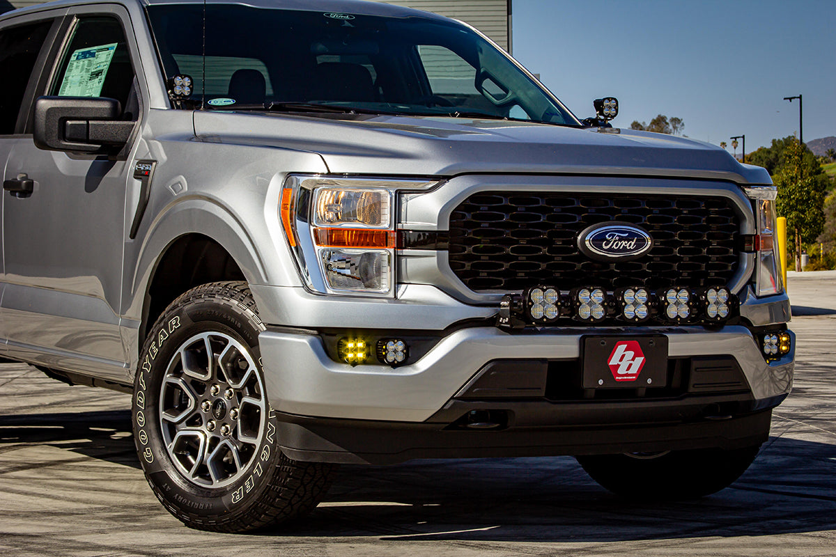 Baja Designs | Fog Lights | Ford, F150, (21-On), FPK, SAE Clear/Sport DC, Up w/o DRL | 447697UP