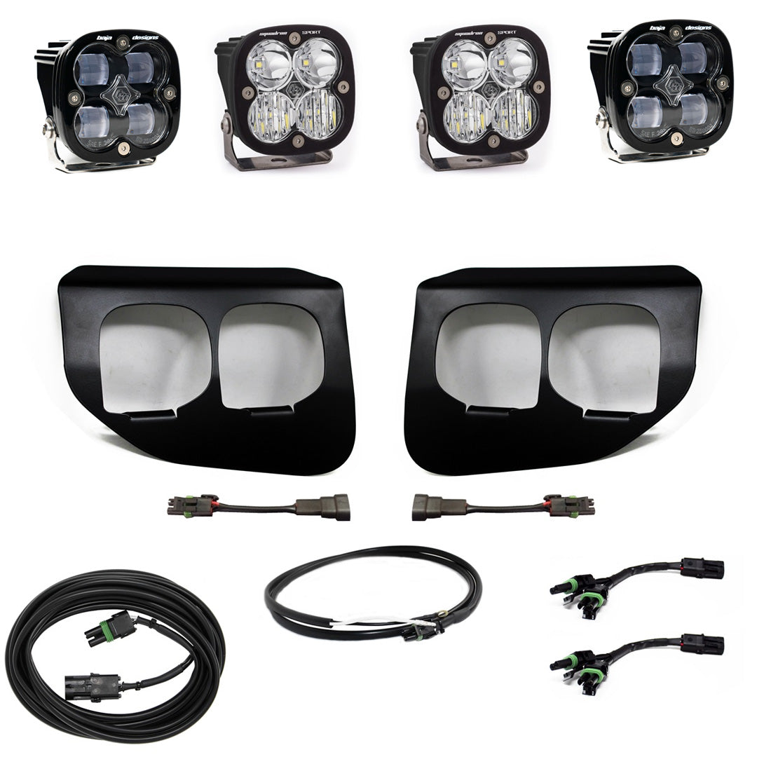 Baja Designs | Fog Lights | Ford Super Duty (20-22) Fog Lights Dual FPK SAE/Sport DC Baja Designs w/Upfitter Baja Designs | 447738UP