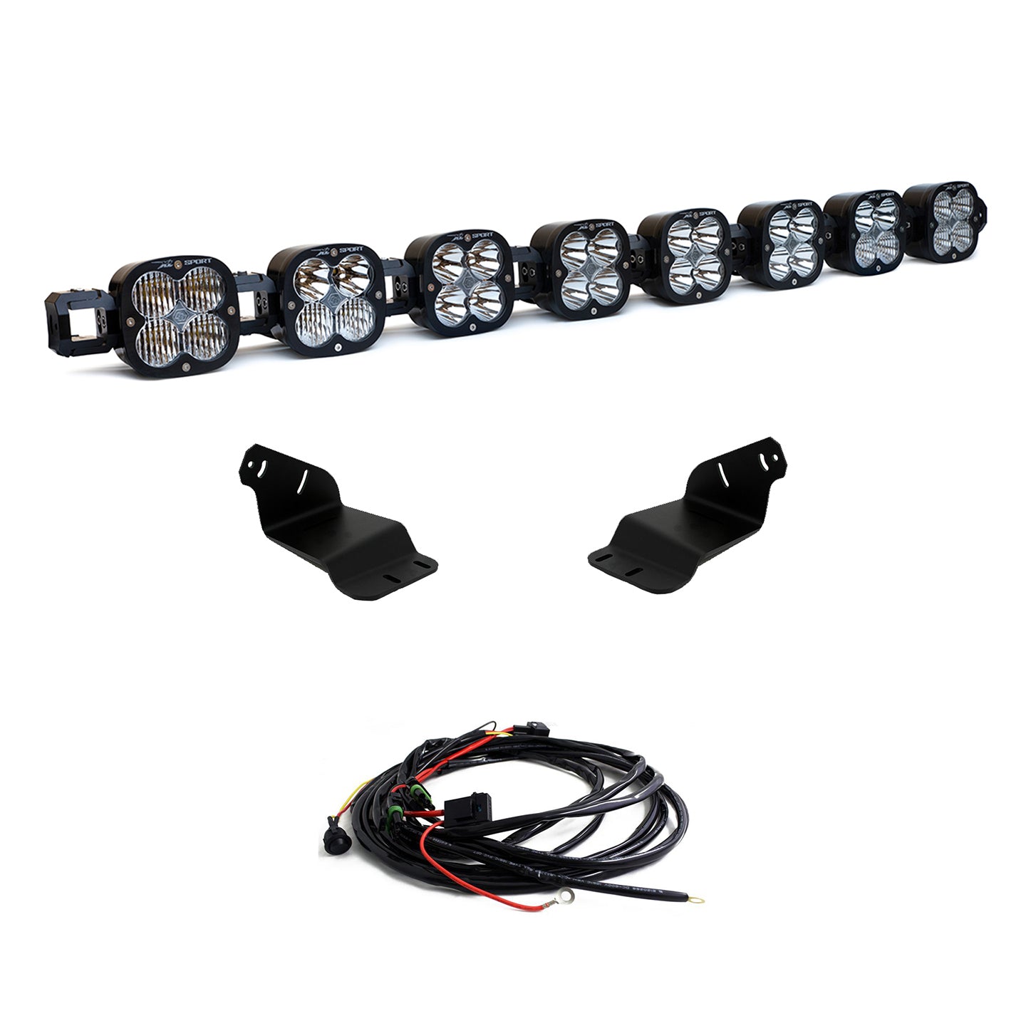Baja Designs | LED Light Kit | Bronco Roof Light Bar Kit 21-Up Ford Bronco 8 XL Linkable Baja Designs | 447756