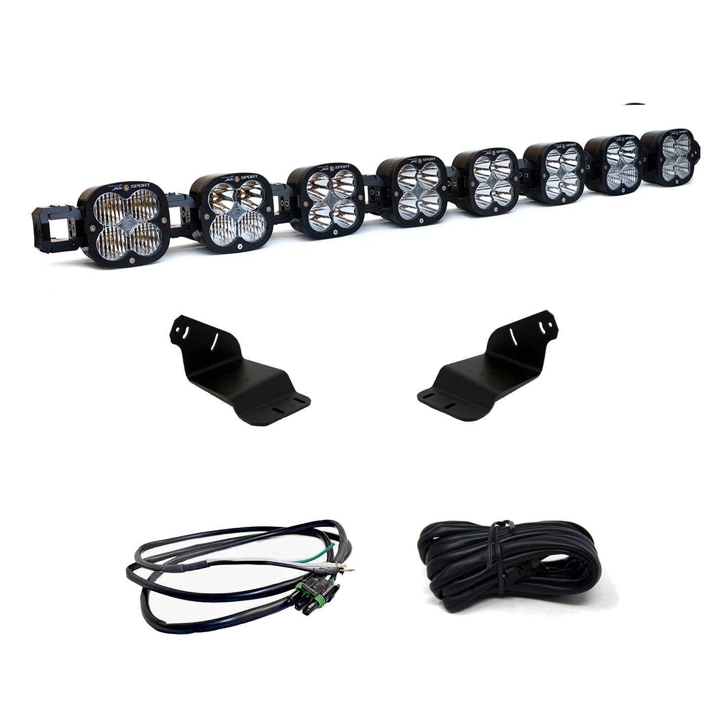 Baja Designs | LED Light Kit | Bronco Roof Light Bar Kit 21-Up Ford Bronco 8 XL Linkable w/Upfitter Baja Designs | 447756UP