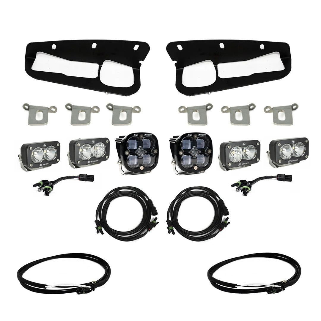Baja Designs | Fog Lights | Bronco Clear SAE Fog Pocket Kit 21-Up Ford Bronco w/Upfitter Baja Designs | 447761UP