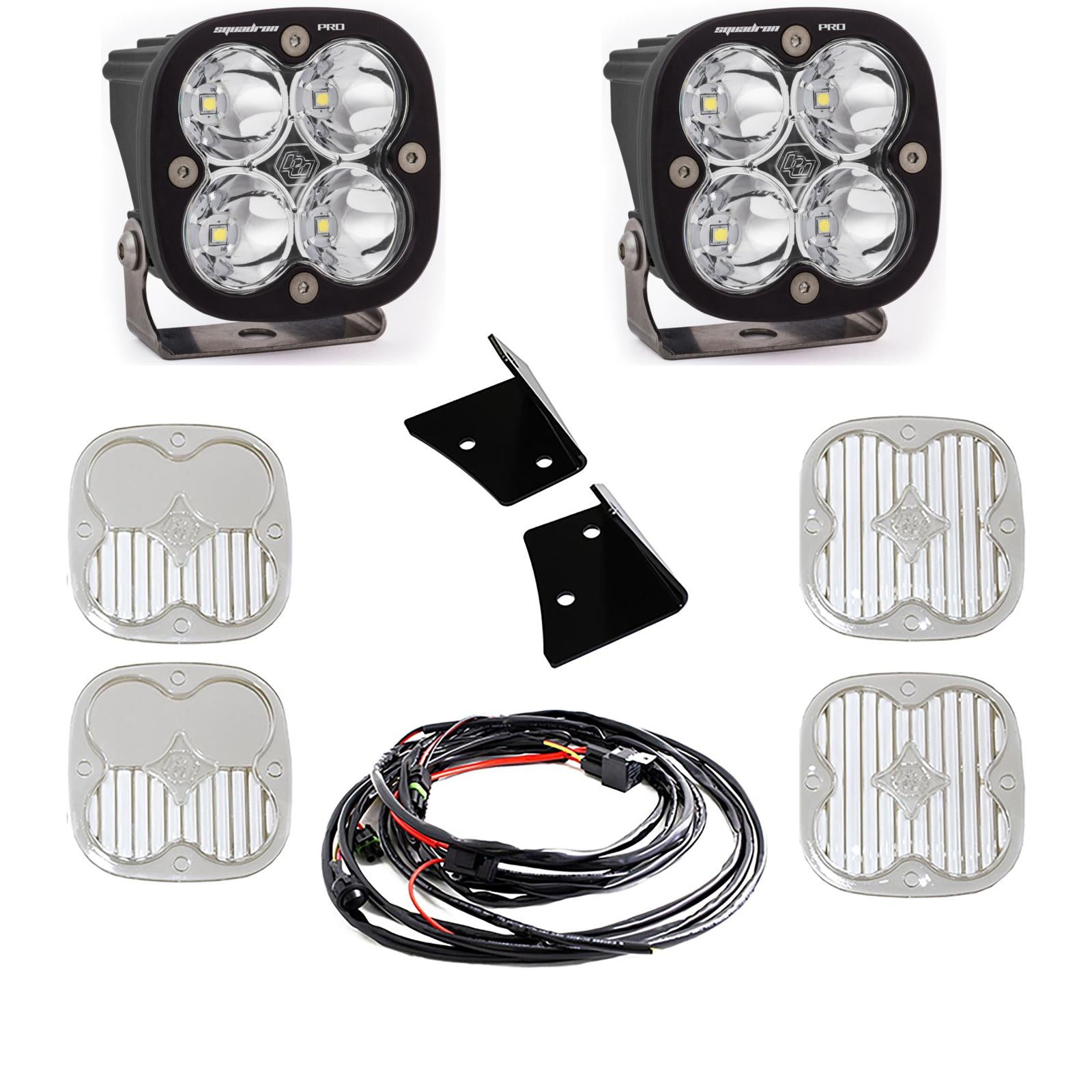 Baja Designs | LED Light Kit | Jeep, JK Squadron Pro Spot A-Pillar Kit Baja Designs | 447797