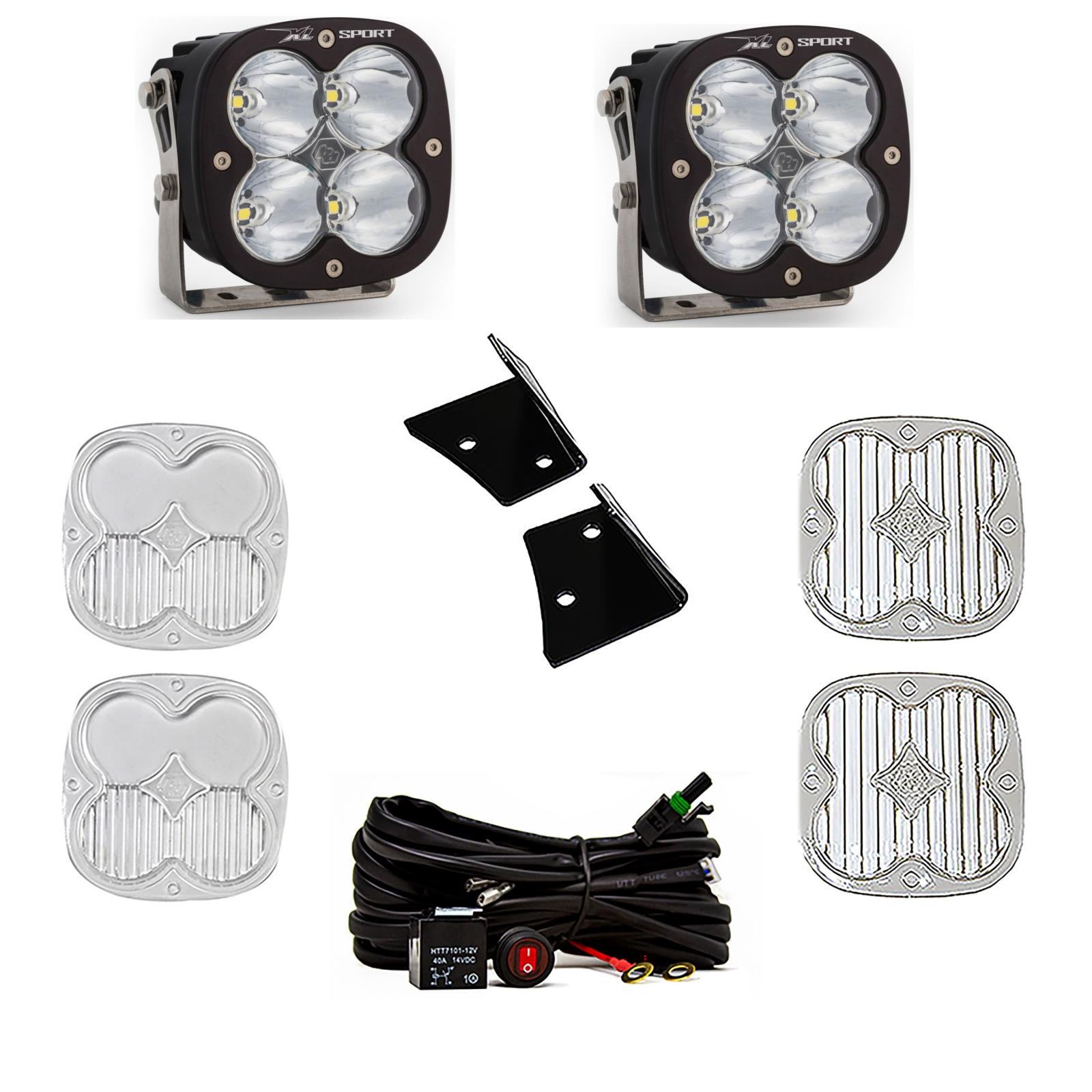 Baja Designs | LED Light Kit | Jeep JK XL Sport Spot A-Pillar Kit Baja Designs | 447798