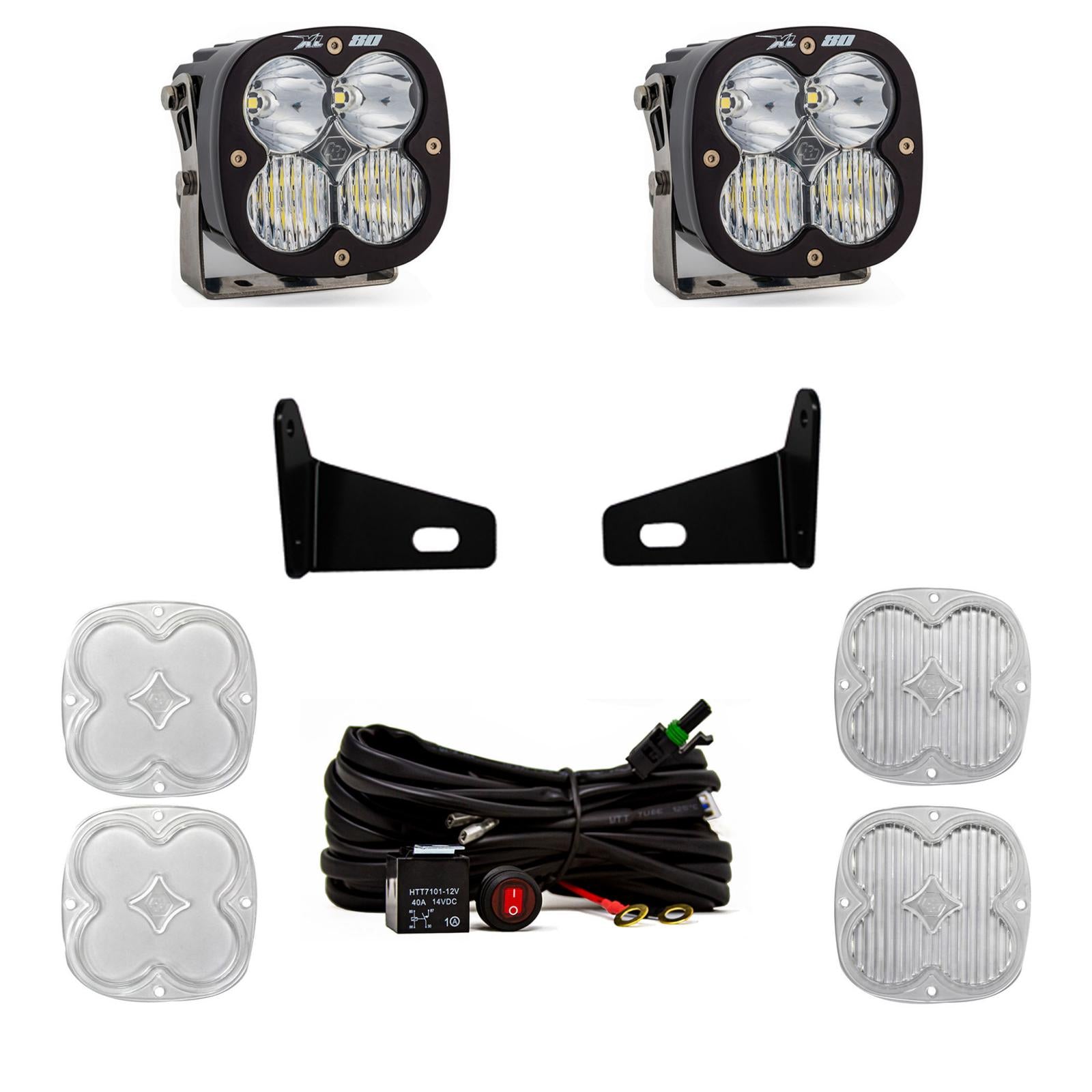 Baja Designs | A Pillar Light Mount | XL80 A-Pillar Kit 17-22 Maverick X3 Driving/Combo Clear Baja Designs | 447804