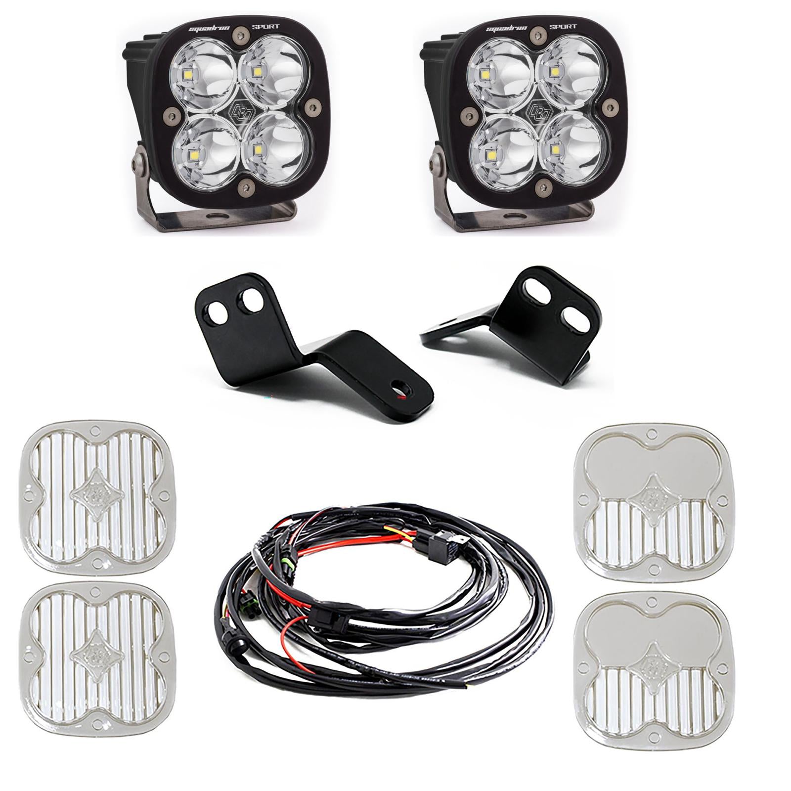 Baja Designs | A Pillar Light Mount | Squadron Sport A-Pillar Kit 18-22 Wildcat XX Driving/Combo Clear Baja Designs | 447827