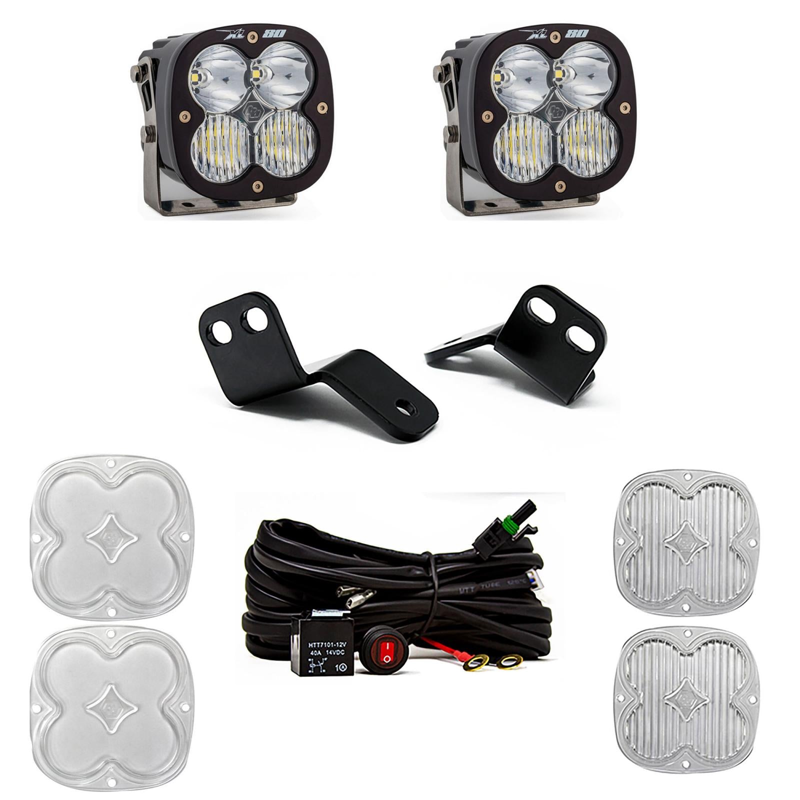 Baja Designs | A Pillar Light Mount | XL80 A-Pillar Kit 18-22 Wildcat XX Driving/Combo Clear Baja Designs | 447831