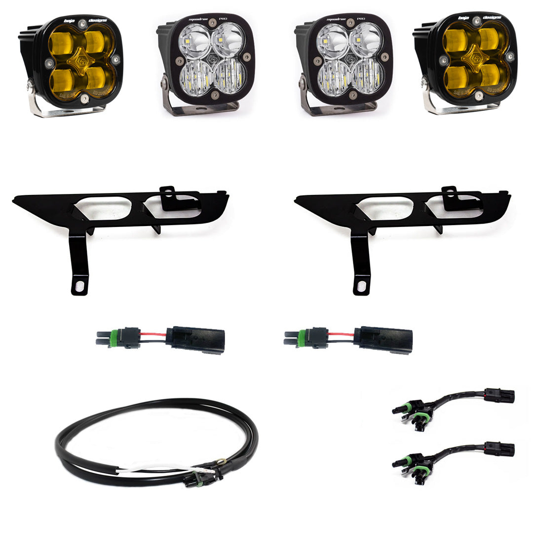 Baja Designs | Fog Lights | Ford, F150, (21-On), FPK, SAE Amber/Pro DC, Up w/ DRL Baja Designs | 447868UP