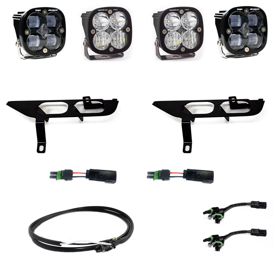 Baja Designs | Fog Lights | Ford, F150, (21-On), FPK, SAE Clear/Pro DC Up w/ DRL Baja Designs | 447870UP