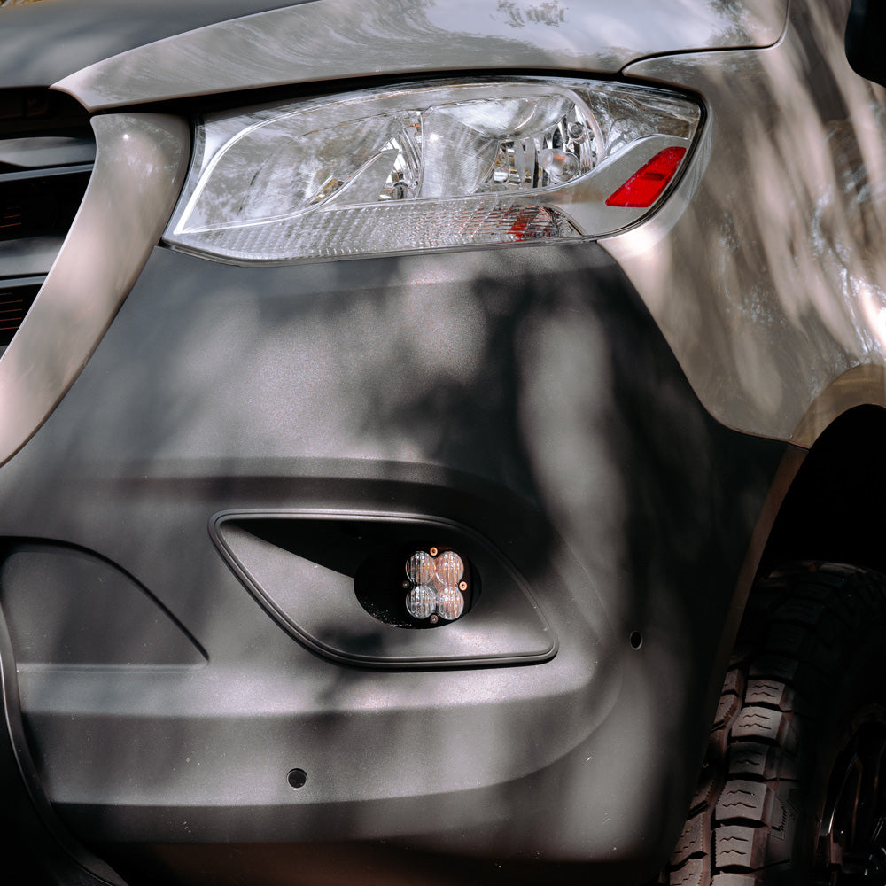 Baja Designs | Fog Lights | Squadron Pro Fog Pocket Kit 19-24 Sprinter 1500/2500/3500 (Wide Cornering; Amber) | 447874