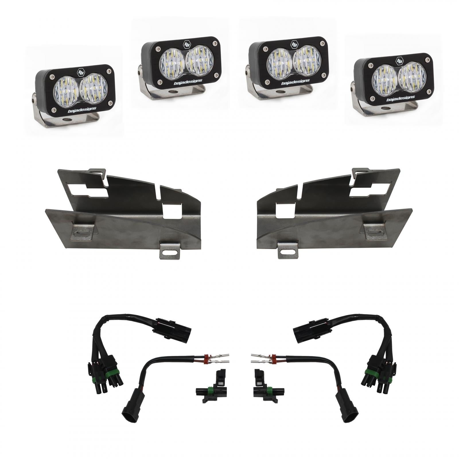 Baja Designs | Fog Lights | Dodge Ram Rebel/TRX (19-On) Dual S2 Fog Pocket Kit Baja Designs | 448024