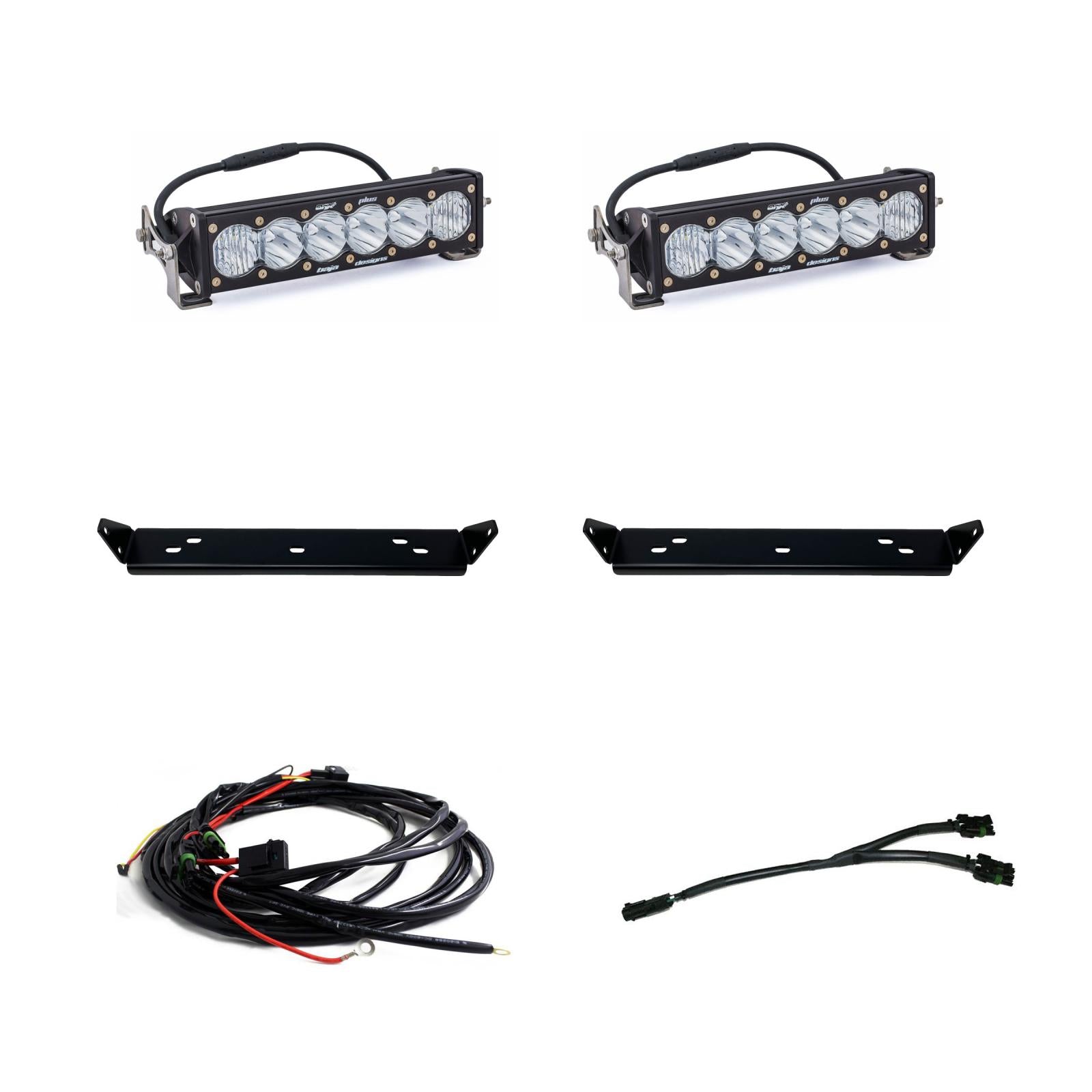 Baja Designs | LED Light Kit | 10 Inch Onx6 D/C Behind Grill Kit fits 21-On Ford Raptor Baja Designs | 448063