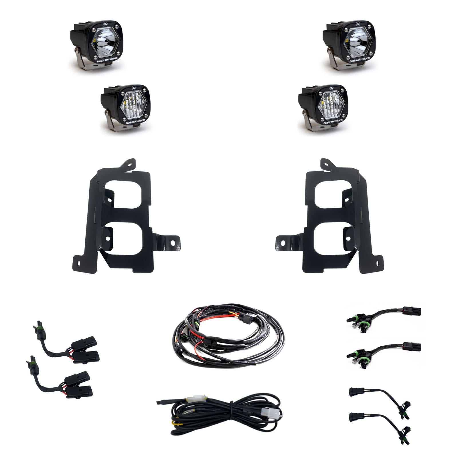 Baja Designs | Fog Lights | GMC 1500 (19-On) Clear Spot/Clear W/C FPK Baja Designs | 448085