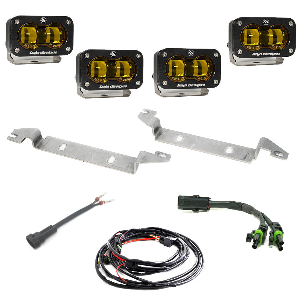 Baja Designs | Fog Lights | 2023-On Toyota Sequoia S2 SAE Amber OEM FPK Replacement Kit Baja Designs | 448168