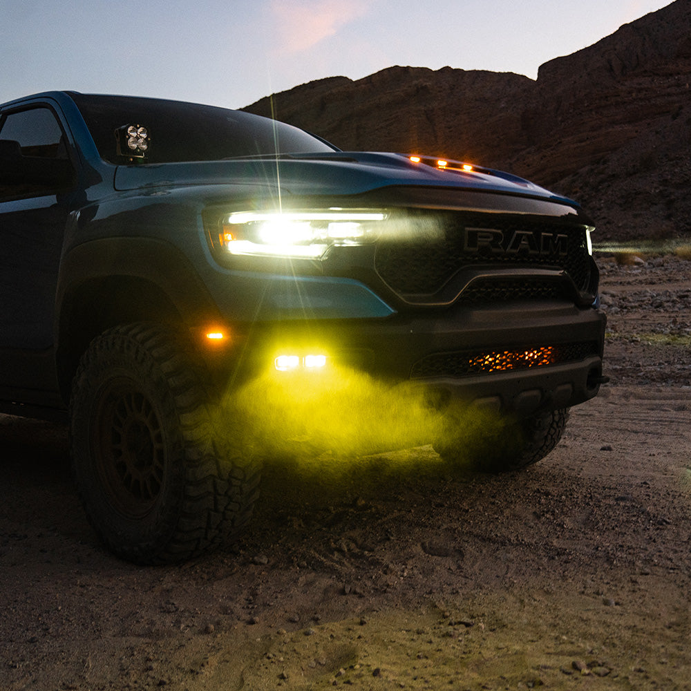 Baja Designs | Fog Lights | Dodge Ram Rebel/TRX (19-Present) Dual S2 SAE Amber FPK Baja Designs | 448169