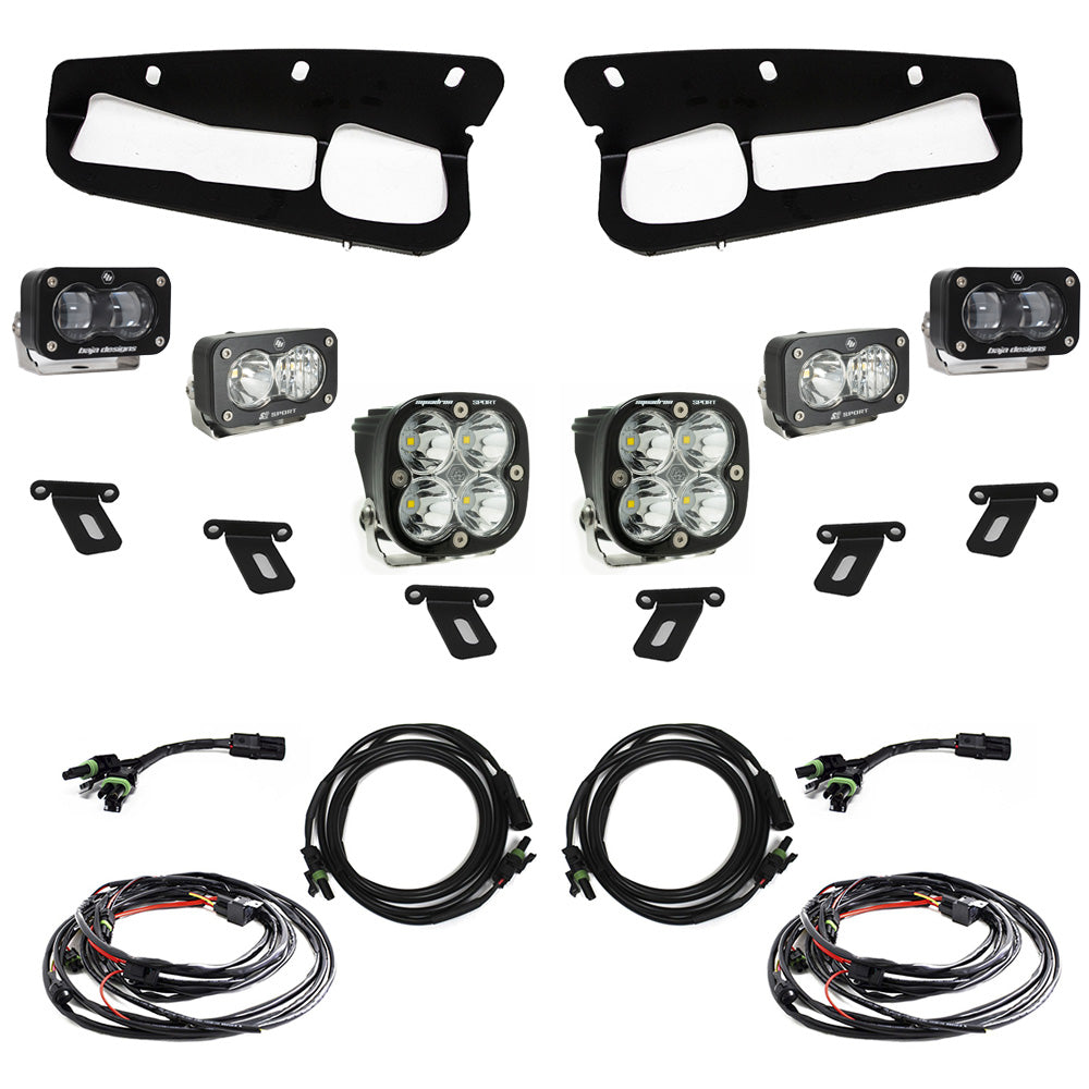 Baja Designs | Fog Lights | Ford Bronco (21-Present) S2 SAE FPK Sportsmen for OEM Steel Bumper Baja Designs | 448174