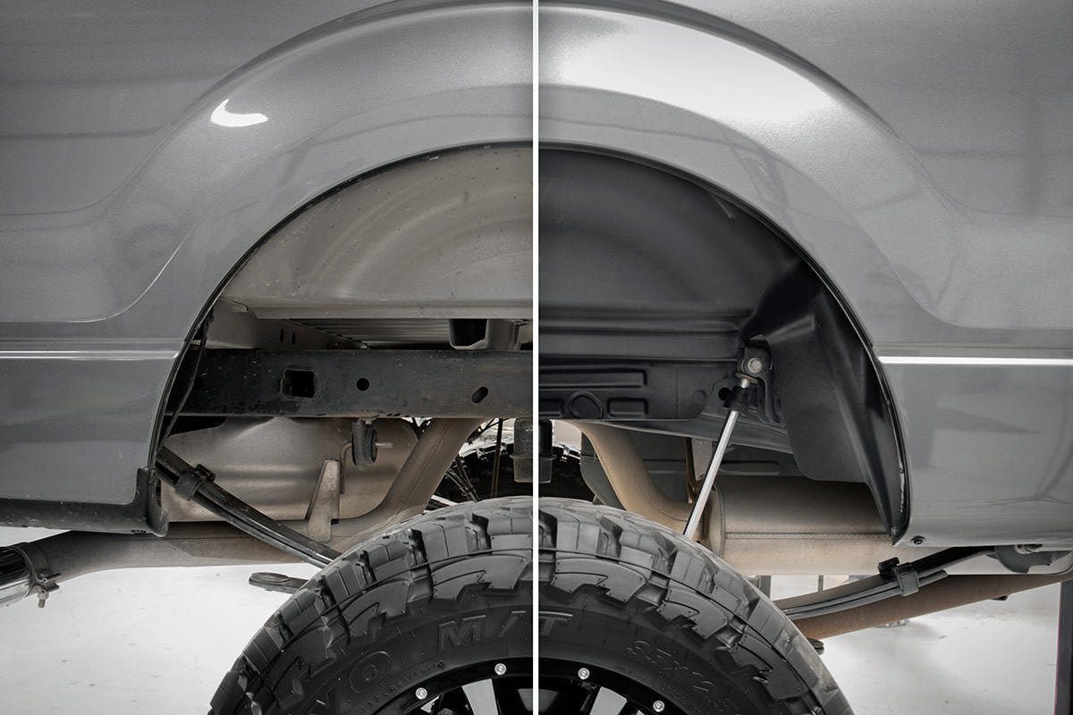 Rough Country | Wheel Well Guards | Dodge Rear Wheel Well Liners 09-Up RAM 1500/2500/3500 Rough Country | 4609