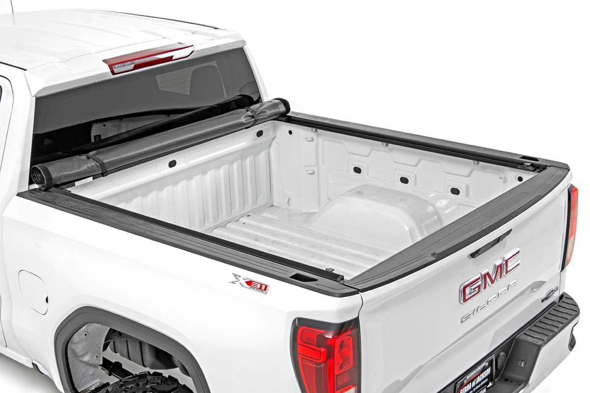 Rough Country | Tonneau Covers|Truck Bed|Exterior Parts & Car Care | Soft Roll Up Bed Cover 5.8 Ft Bed 14-18 Chevy/GMC 1500 Rough Country | 48119551
