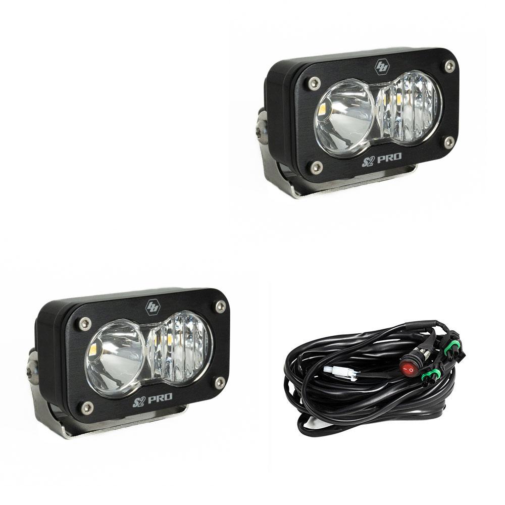 Baja Designs | LED Light Pods | LED Light Pods Driving Combo Pattern Pair S2 Pro Series Baja Designs | 487803
