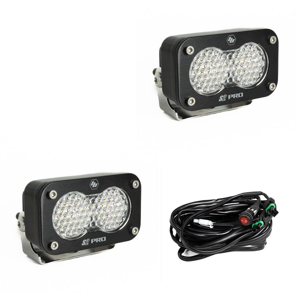 Baja Designs | LED Light Pods | LED Light Pods Work/Scene Pattern Pair S2 Pro Series Baja Designs | 487806