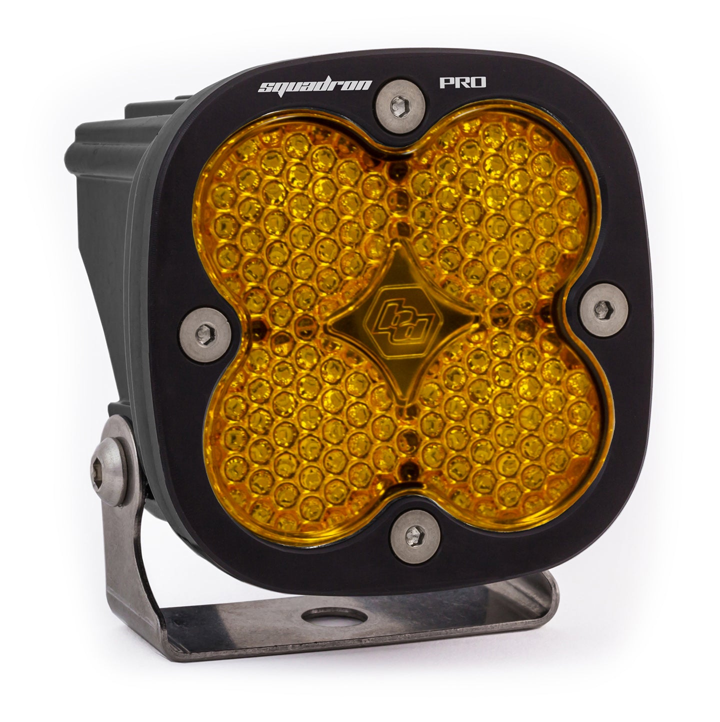 Baja Designs | LED Light Pods | LED Light Pod Black Amber Lens Work/Scene Pattern Squadron Pro Baja Designs | 490016