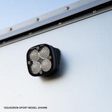 Baja Designs | LED Light Pods | Flush Mount LED Light Pod Angled Black Clear Lens Work/Scene Pattern Squadron Pro Baja Designs | 492006