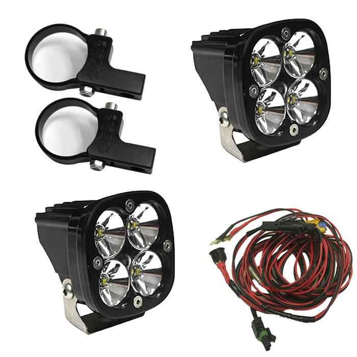 Baja Designs | LED Light Pods | LED Light Pods Kit W/Horiz Mounts 2.00 Inch Harness Squadron Pro Baja Designs | 497105
