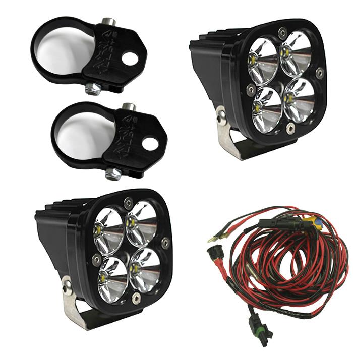 Baja Designs | LED Light Pods | LED Light Pods Kit W/Vertical Mounts 2.00 Inch Harness Squadron Pro Baja Designs | 497108