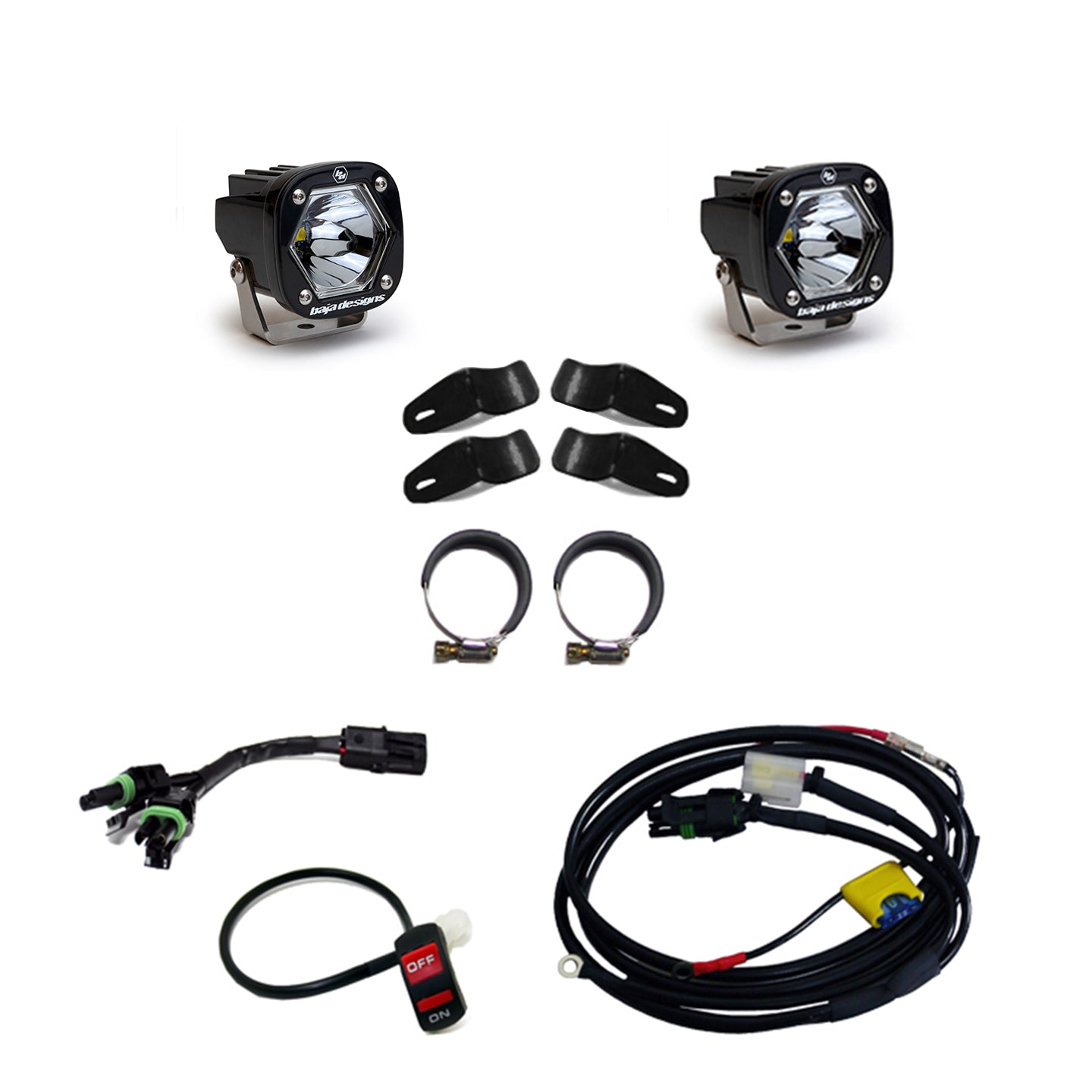 Baja Designs | Motorcycle Headlights | S1 Universal Moto Kit Spot Baja Designs | 507096