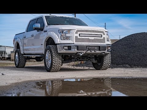 Rough Country | Winch Mount Plate | Ford Hidden Winch Mounting Plate 15-20 F-150 V8 Rough Country | 51007